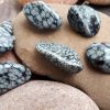 Obsidian Pebble – Tumbled Obsidian Snowflake Pocket Stone
