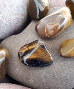 Best Crystal for car protection, Best Crystal for physical protection. Tumbled Tiger eye Pocket Stone – Tiger eye Pebble