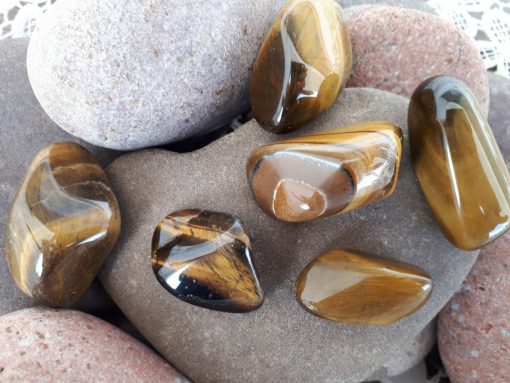 Best Crystal for car protection, Best Crystal for physical protection. Tumbled Tiger eye Pocket Stone – Tiger eye Pebble