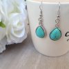 Turquoise Jewelry Set – Turquoise Dangle Earrings. emf protection necklaces, personal emf protection