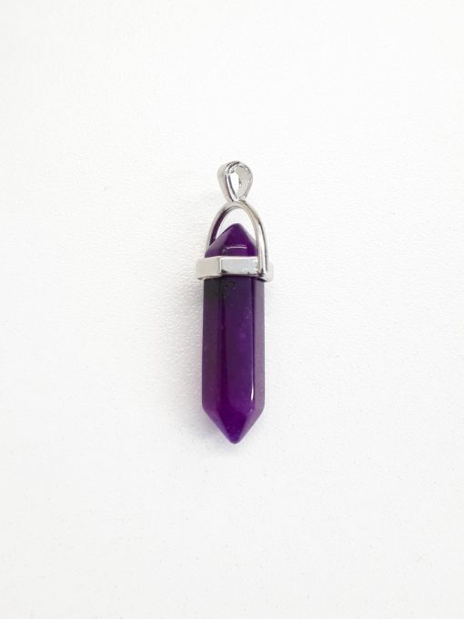 anxiety depression necklace - anxiety helping necklace. Amethyst necklace pendant - Amethyst Crystal Pendant.
