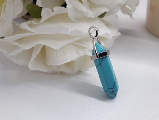anxiety heart necklace - anxiety necklace pendant. Turquoise necklaces for women – Turquoise Pendant