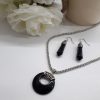 protective stone jewelry,protective stones for Gemini,protective stones from evil - Black Tourmaline jewelry sets - Pendant and earrings