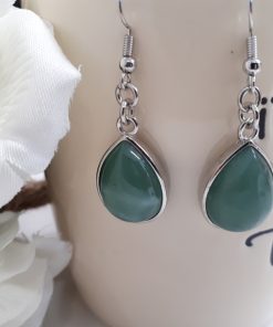 Heart chakra crystals for sale, heart chakra crystals healing. Green Fluorite Jewelry Set – Fluorite Dangle Earrings