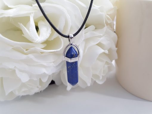 Lapis Lazuli necklaces for women – Lapis Point Pendant – Healing point Crystal – Reiki Yoga Pendant Gift for Women