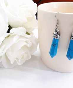 Turquoise jewelry Stud Boho earrings. reiki healing magic earrings, Turquoise Stud Boho earrings