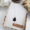 Fertility stone necklace, fertility stone to buy. Black Lava Stone Necklace – Lava Stone Pendant, Essential Oil Diffuser Jewelry