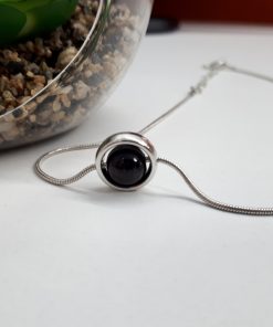 Best Crystal for home protection, Best Crystal for house protection. Minimalist Tourmaline necklace – Black Tourmaline pendant