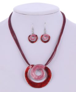 Root chakra crystal necklace, root chakra crystal placement. Boho necklace and earring set for women
