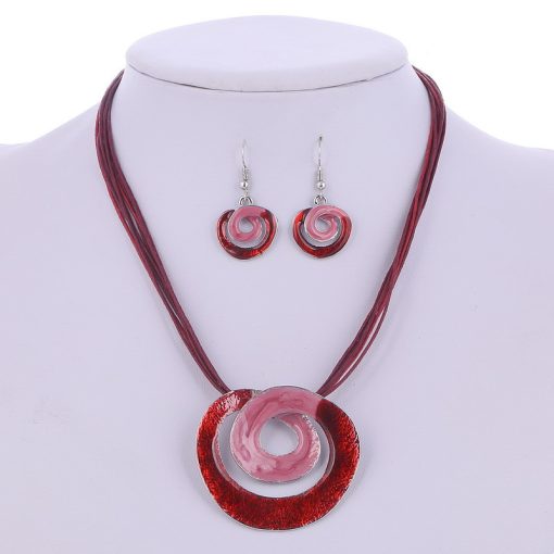 Root chakra crystal necklace, root chakra crystal placement. Boho necklace and earring set for women