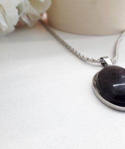 Amethyst Crystal Pendant for spirituality and meditation - Amethyst Talisman for focus and success