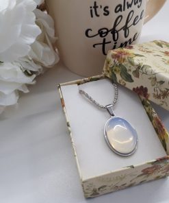 Opal Pendant - Talisman for self worth, confidence and self esteem - Best Crystal for creativity